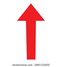Long Arrow Up , Long Arrow left right Concept of Growth. Eps 10.