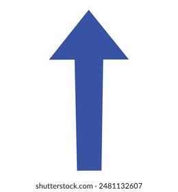Long Arrow Up , Long Arrow left right Concept of Growth. Eps 10.