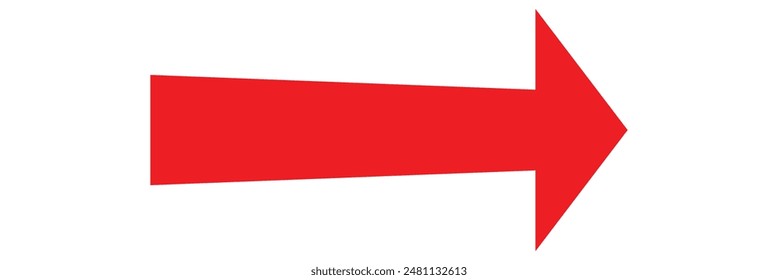 Long Arrow Up , Long Arrow left right Concept of Growth. Eps 10.