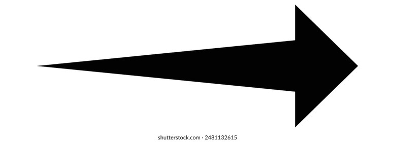 Long Arrow Up , Long Arrow left right Concept of Growth. Eps 10.