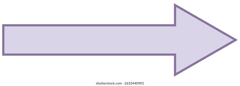 Long arrow pointing right on white background. long arrow icon vector art eps file. 