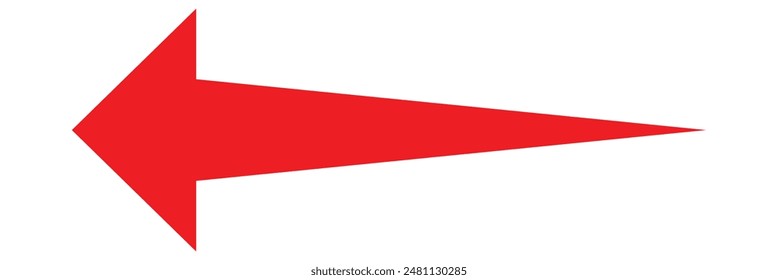 Long Arrow. symbol of right arrow icon. symbol of left arrow icon. 