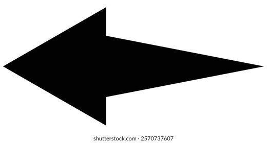Long Arrow vector. Arrow icon collection. Thin black arrow pointing. Long straight line arrow icon in black.