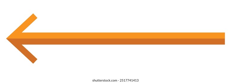 Long arrow vector icon. horizontal double arrow. Vector design on white background.