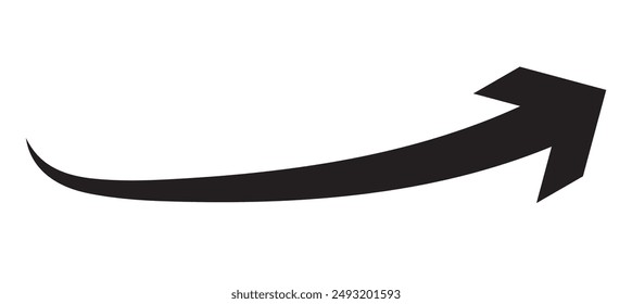 Long arrow vector icon. Red horizontal double arrow. Vector design . Vector Illustration.