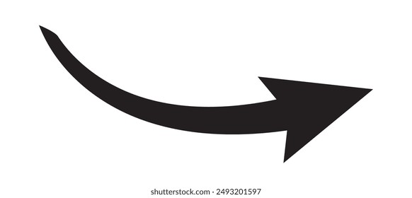 Long arrow vector icon. Red horizontal double arrow. Vector design . Vector Illustration.
