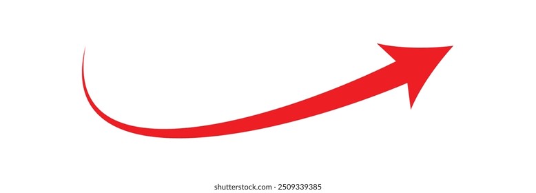 Long arrows icon set . Arrow shape element