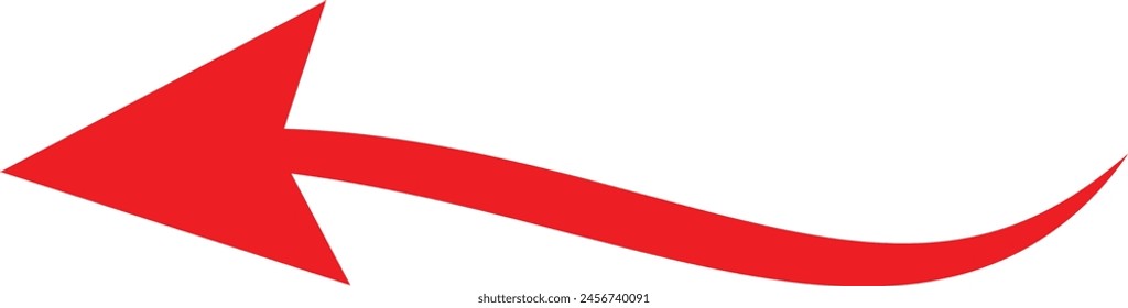Long arrows icon set. Vector set of trendy long arrows left and right in flat style. Black arrows vector illustration. Straight long right vector arrow icon.
