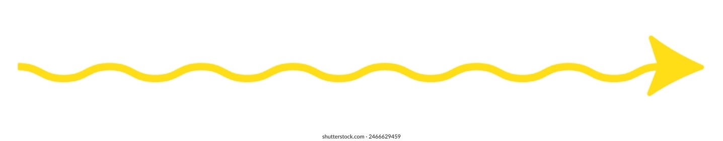 Long arrows icon set. Vector set of trendy long arrows left and right in flat style. Black arrows vector illustration. Icons isolated.