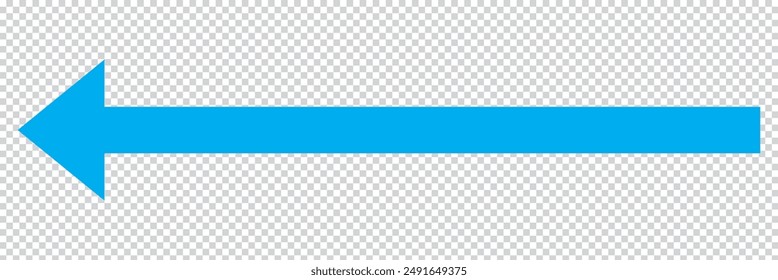 Long arrows icon set. Vector set of trendy long arrows left and right in flat style. Black arrows vector illustration. Icons isolated.Straight long right vector arrow icon.Replaceable vector design