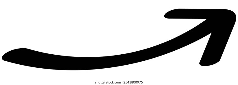 Long arrows icon set. Vector set of trendy long arrows left and right in flat style. Black arrows vector illustration. Icons isolated .Straight long right vector arrow icon design eps10