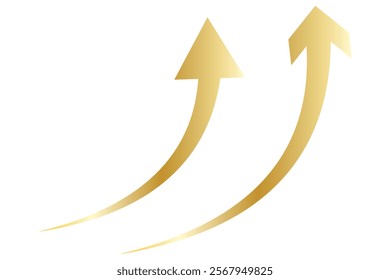 Long arrows icon set. Vector set of trendy long arrows left and right in flat style 