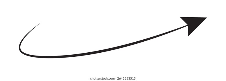 Long arrows icon set. Vector set of trendy long arrows left and right in flat style eps 10.