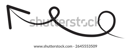 Long arrows icon set. Vector set of trendy long arrows left and right in flat style eps 10.