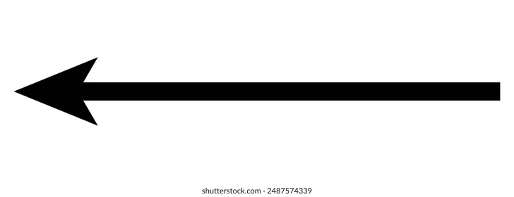 Long arrows icon. trendy long arrows left and right in flat style. Black arrows vector illustration. Icons isolated. black arrow pointing both sides, right and left, Replaceable vector design, eps10