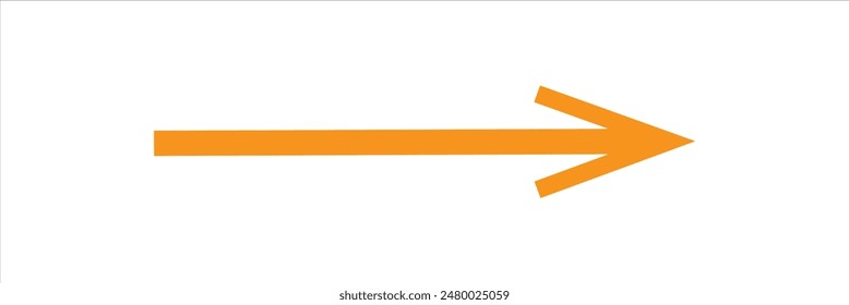 Long arrows vector icons. horizontal double arrow. long arrow icon sketched as vector symbol.