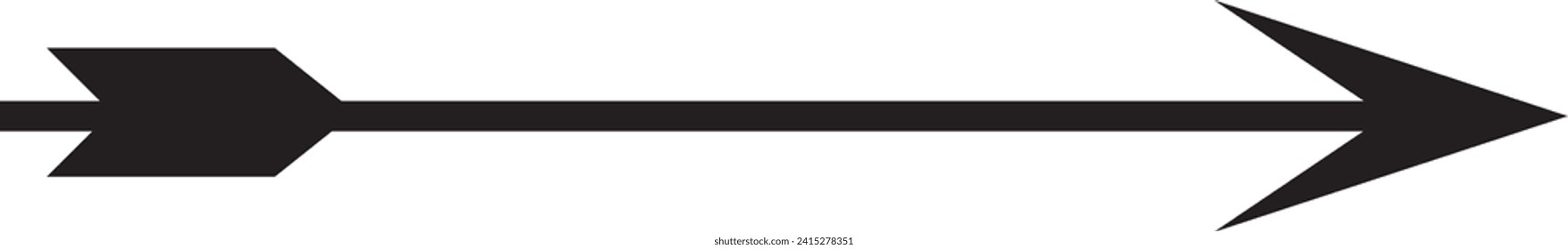 long Arrows vector set. Arrow icon collection. Set different arrows or web design