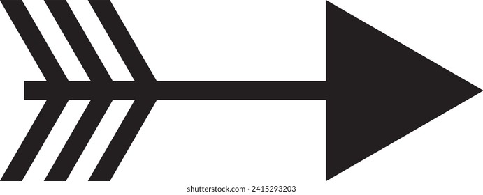 long Arrows vector set. Arrow icon collection. Set different arrows or web design