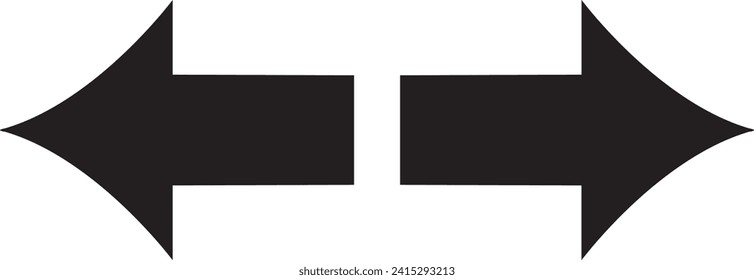long Arrows vector set. Arrow icon collection. Set different arrows or web design