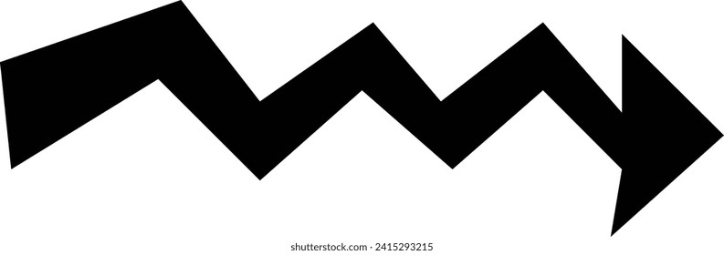 long Arrows vector set. Arrow icon collection. Set different arrows or web design