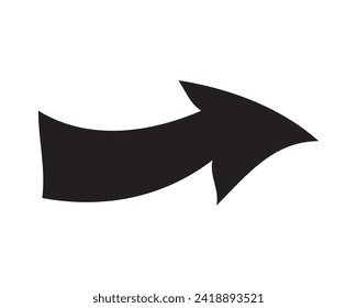 long Arrows vector set. Arrow icon collection. Set different arrows or web design