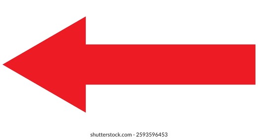 long  black bold arrow icon