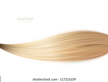 Long blond hair as background