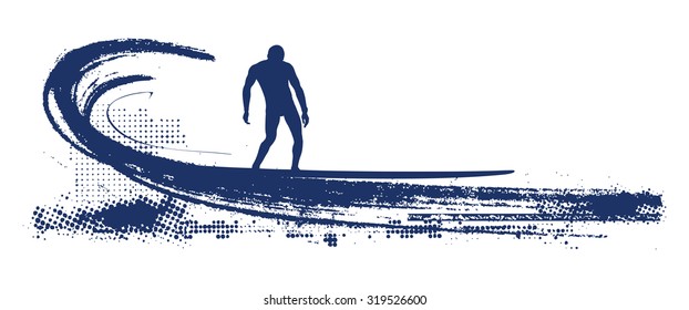 long board surfer riding pipeline wave