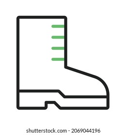 Long Boots icon vector image. Can also be used for Clothes and Accessories. Suitable for mobile apps, web apps and print media.