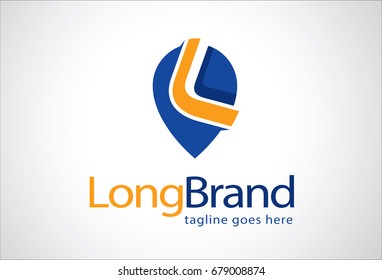 Long Brand Logo Template Design