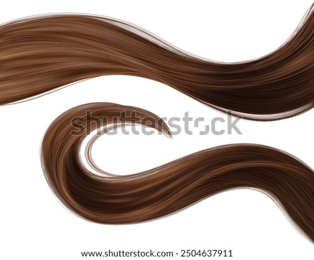 Similar – Image, Stock Photo Woman with strand of hair