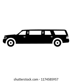 
Long car with four wheels to carry many persons other than simple car, limousine 
