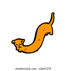 long cat cartoon
