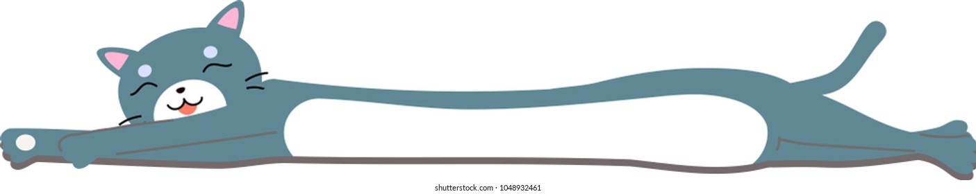 Long Cat liying down 1