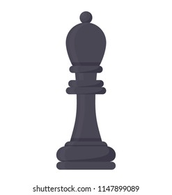 
Long chess piece with the bishop hat like dome on the edge denoting chess bishop icon
