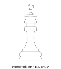 
Long chess piece with plus sign on top, denting chess king icon
