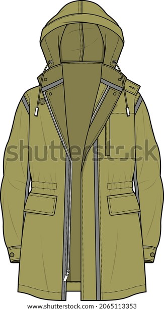 LONG COATS AND VARSITY JACKETS SKETCH VECTOR FOR\
MEN AND BOYS WEAR VECTOR