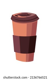 taza de café larga sobre blanco