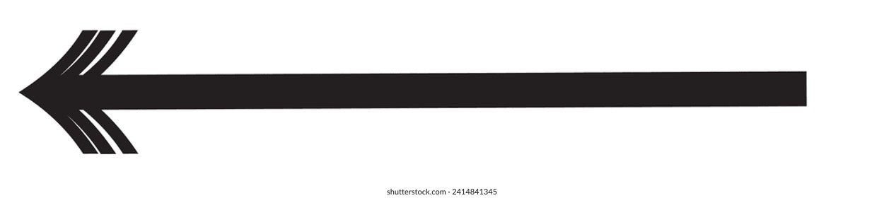 Lange Färbung und schwarz-weißes Vektorsymbol. Schwarzer horizontaler Doppelpfeil. Vektor Nach oben und unten Pfeil flach Stil. Vektorgrafik-Symbol einzeln auf weißem Hintergrund. 7891