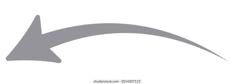 Long curve arrow business financial goal background design template. Investment economy value growth concept.