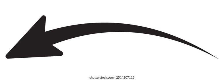 Long curve arrow business financial goal background design template. Investment economy value growth concept.