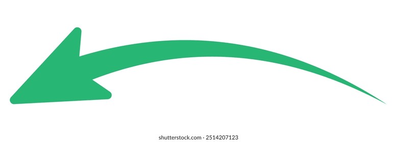 Long curve arrow business financial goal background design template. Investment economy value growth concept.