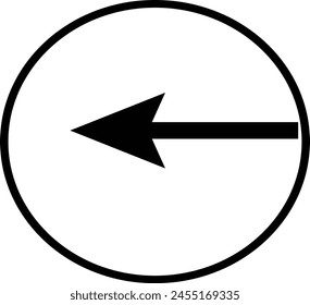 Long and curved arrows. A set of  arrows pointing up left and up. Trendy black arrows in a flat style eps 10.