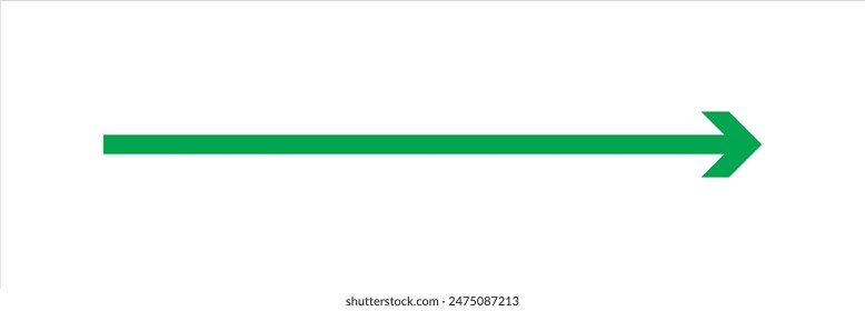 Long dashed arrow vector icon