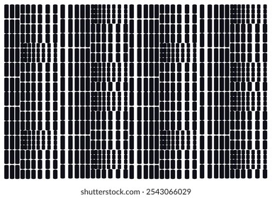 long dotted halftone gradient texture. disappearing rectangular background with pattern combination