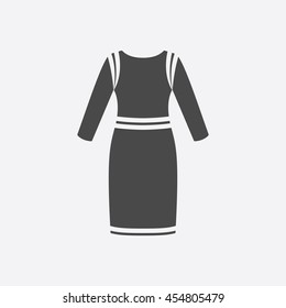 Long Dress icon of vector illustration for web and mobile design