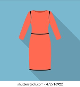 Long Dress icon of vector illustration for web and mobile