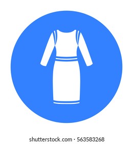 Long Dress icon of vector illustration for web and mobile