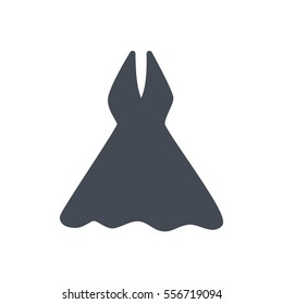 long dress silhouette icon