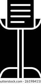Long Envelope vector icon. Can be used for printing, mobile and web applications.